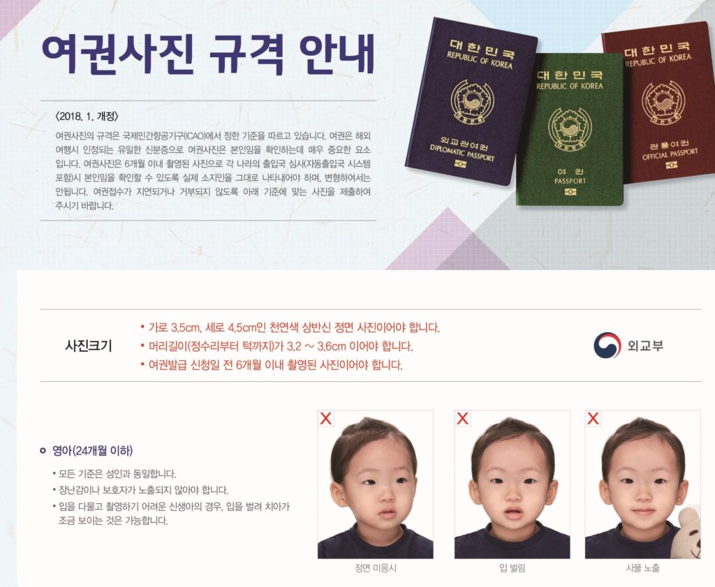 아기 여권 사진 규정과 촬영 체크포인트를 설명하는 글로벌코리아IVF 안내 이미지