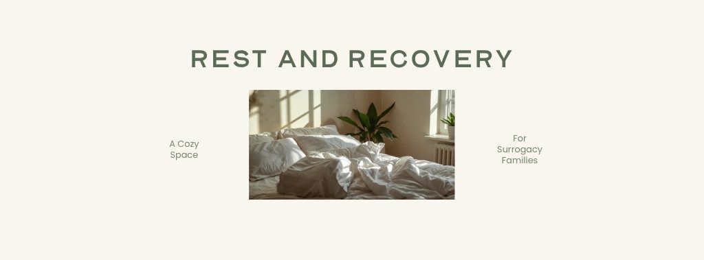 대리모 출산 후 산모 회복과 아기 돌봄을 위한 편안한 숙소 안내 이미지 Comfortable accommodation image for postpartum recovery and infant care after surrogacy birth