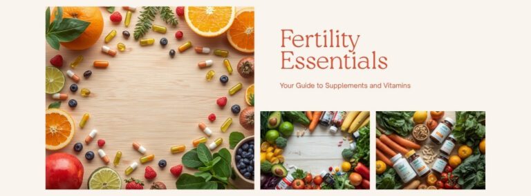 임신 준비를 위한 필수 영양제와 비타민 성분 안내 이미지 Essential fertility supplements and vitamins for pregnancy preparation