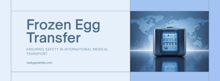 냉동 난자의 타 병원 또는 해외 이송을 위한 의료용 극저온 운송 장비 Medical cryogenic transport equipment for frozen egg transfer between clinics